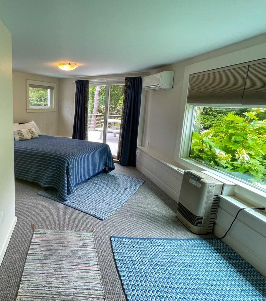 Hlavná spálňa s prístupom na zadnú terasu a vlastnou kúpeľňou!