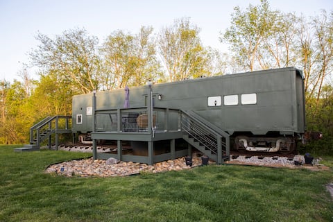 Renovated Train Car Tiny Home Near Smoky Mountains