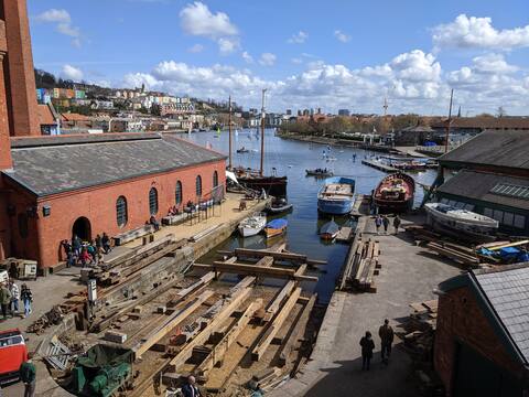 Quayside townhouse on Bristol's historic harbour