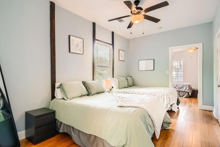 Spálňa na prízemí s 2 manželskými posteľami