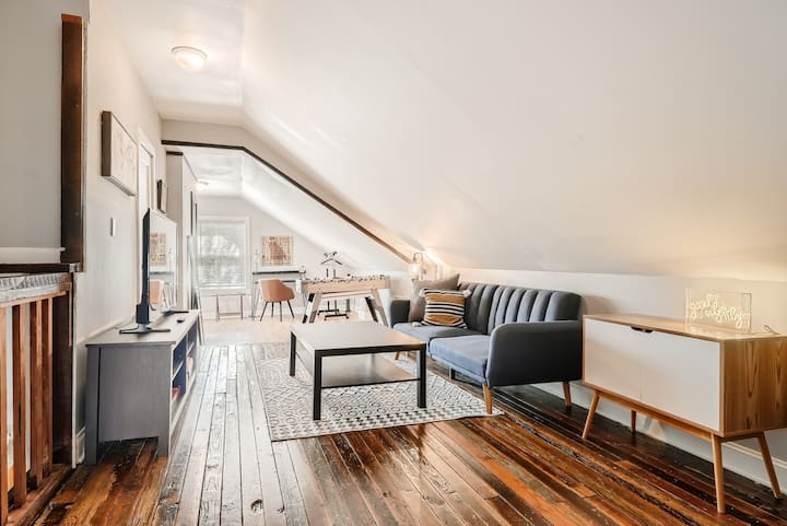 Dodatočný priestor na zábavu/oddych na poschodí