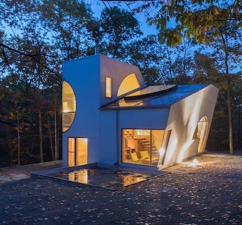 Architectural wonder in the woods