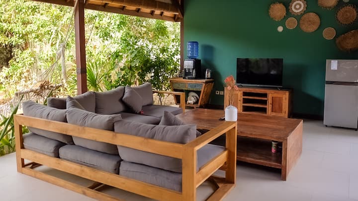 Spacious And Peaceful 410m² Private Pool Villa - Gili-szigetek
