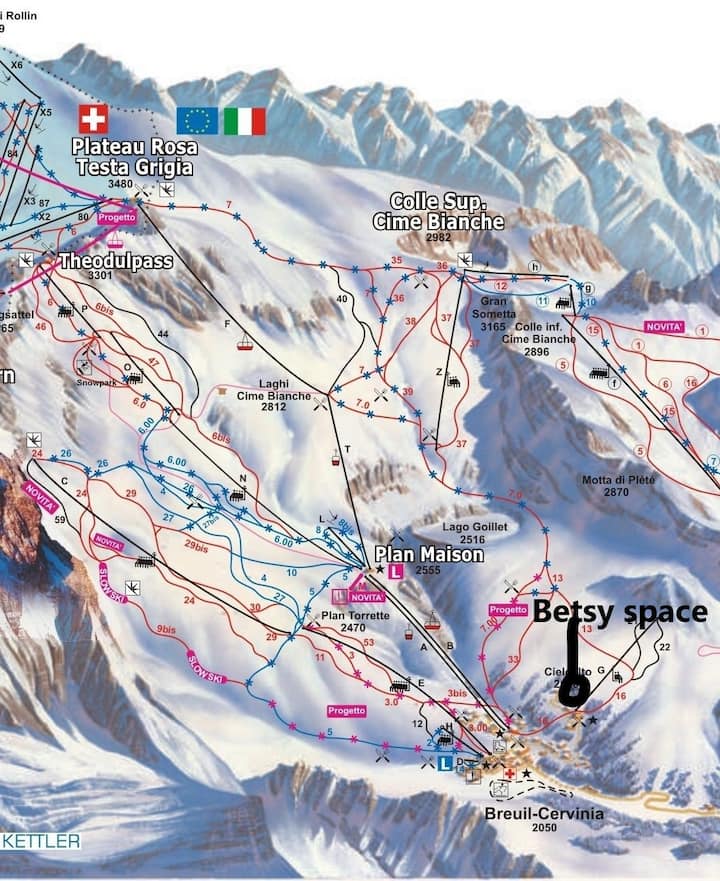 Betsy's Space SKI IN-OUT CERVINIA - Flats for Rent in Breuil-Cervinia,  Valle d'Aosta, Italy - Airbnb