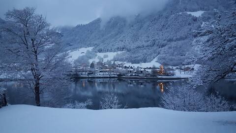 'Im Herzen von Lungern' typical Swiss place