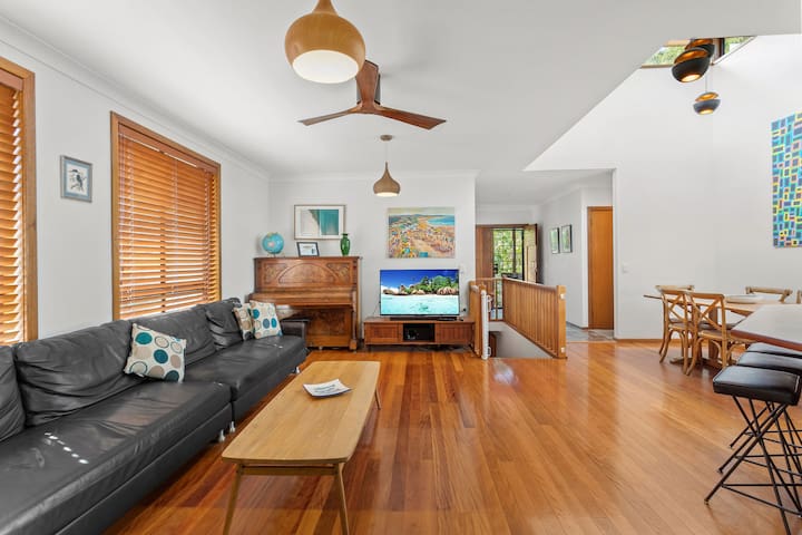 Tranquil, green and close to two beautiful beaches