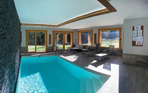 LUXURY CHALET VOSGES SAUNA PRIVATE INDOOR POOL
