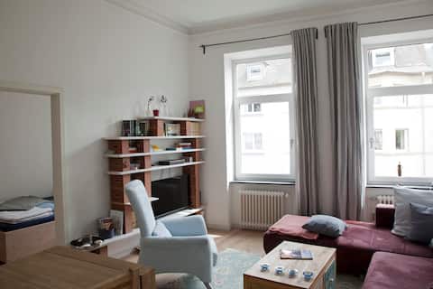 Successful Airbnb property: Beautiful, large old building apartment in the east quarter in Trier