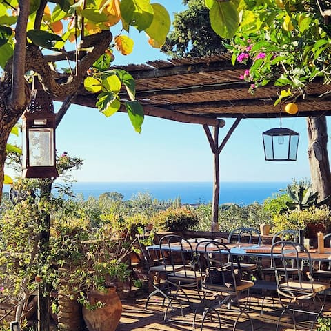 Top performing Airbnb: Large property, 3 houses, 14 people, 7 bedrooms in Castellabate