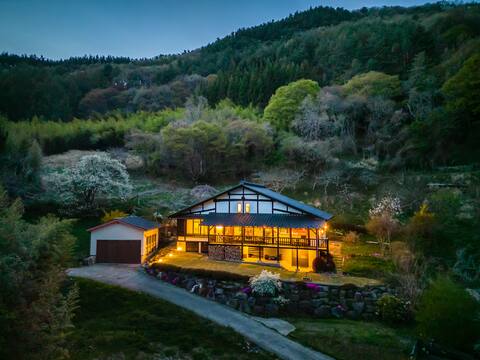 Modern luxury, classic style, onsen entry included