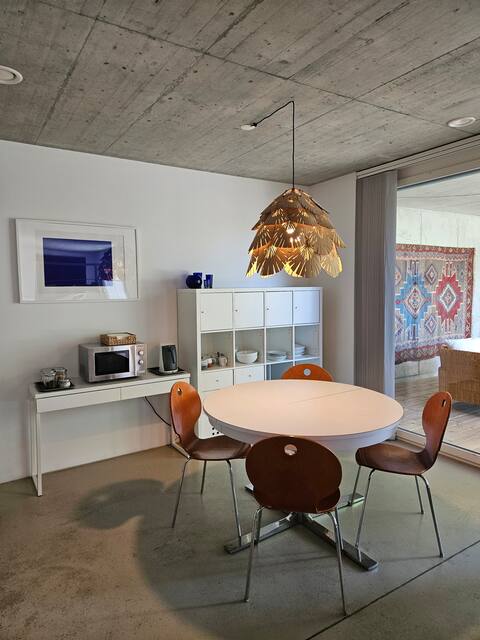 Modern, self-contained studio apartment