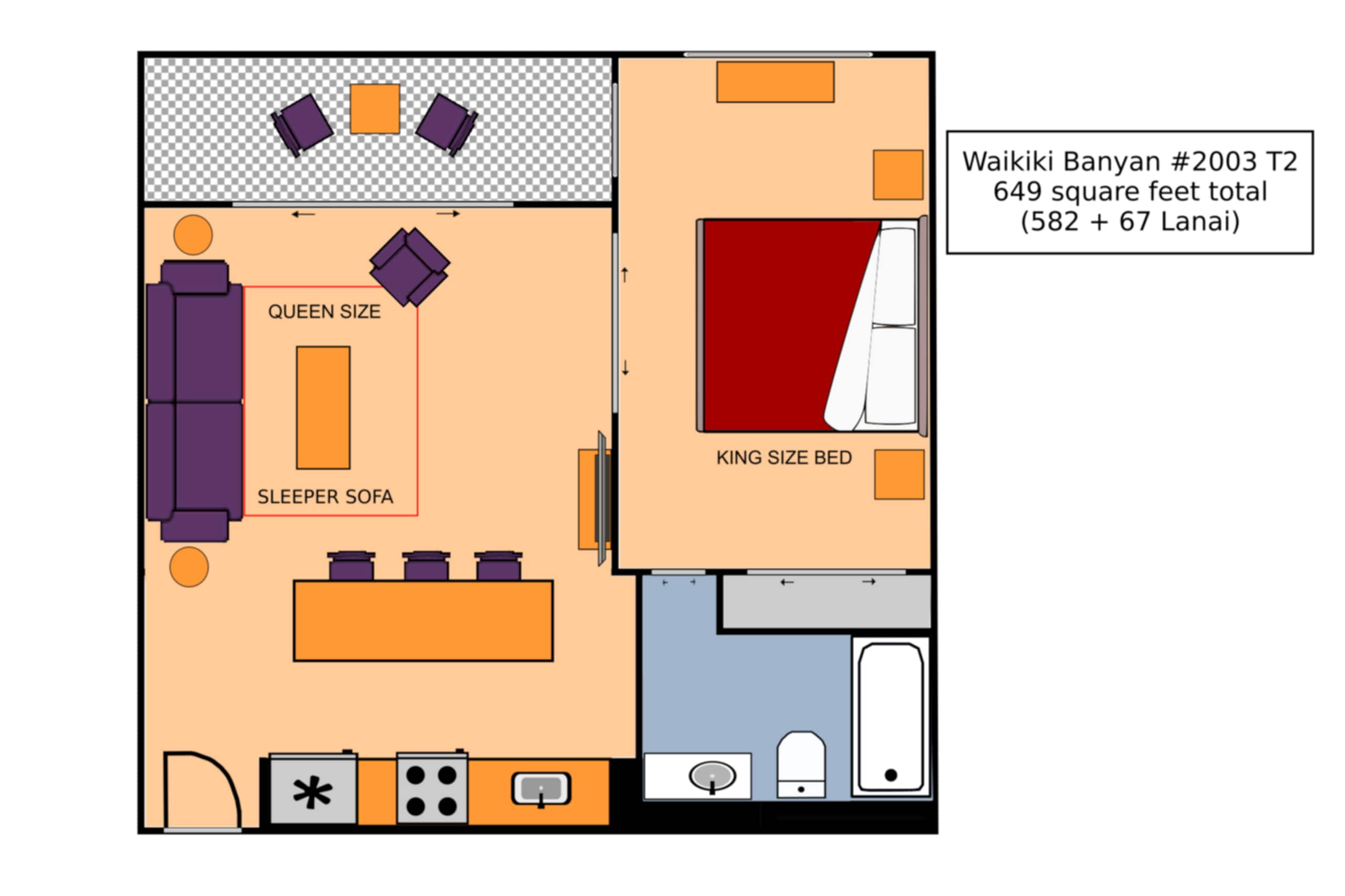 Condo in Honolulu · ★4.76 · 1 bedroom · 2 beds · 1 private bath - Image 2