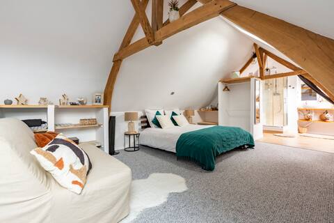 Near Lille/Airport/Stadium: Beautiful suite + Breakfast