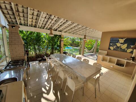 House with 6 suites in Pernambuco Guarujá Beach