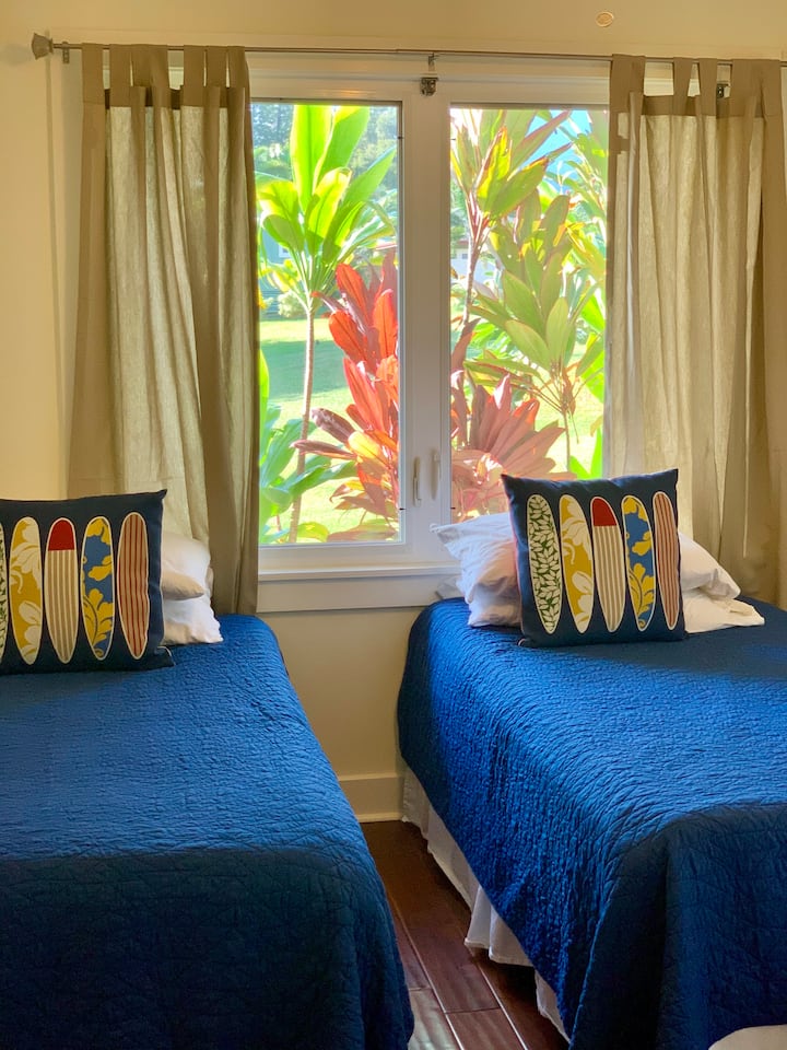 Chambre à deux lits : peut être convertie en lit King Size.