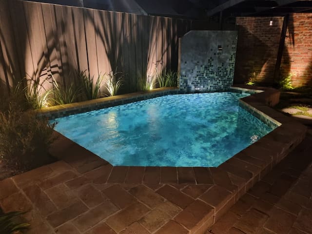 House with a Pool, outdoor dining near City &Beach