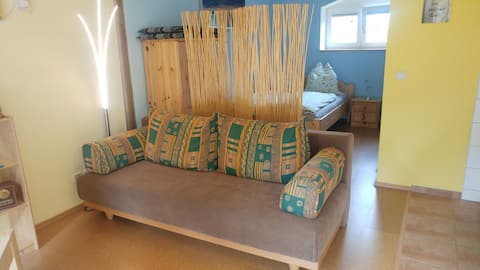 Popular Airbnb listing: A stay in a stork village 2 (with AC) in Oberhavel
