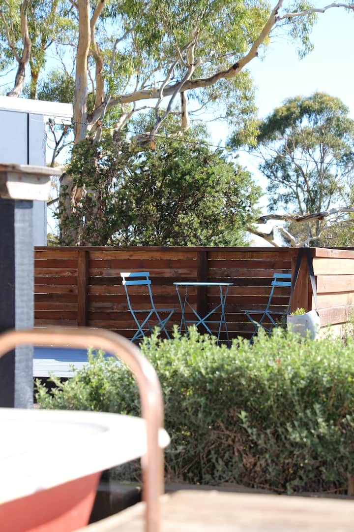 The Sandy Sister, surf shack - outdoor bath