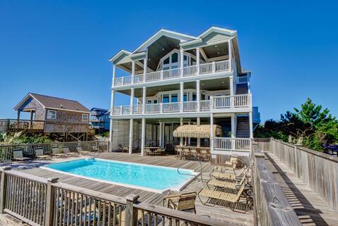 * Large Oceanfront House *16 BR * Pool/Elevator*