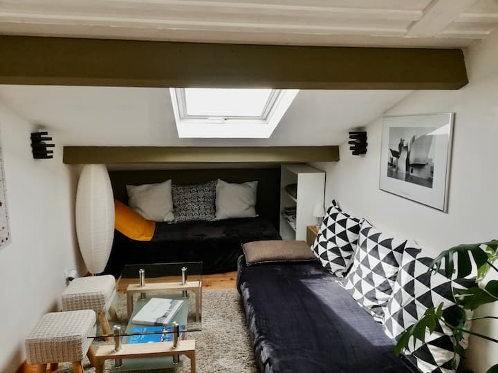 Grand Studio Loft Tout Confort Clim Réversible - Villenave-d'Ornon