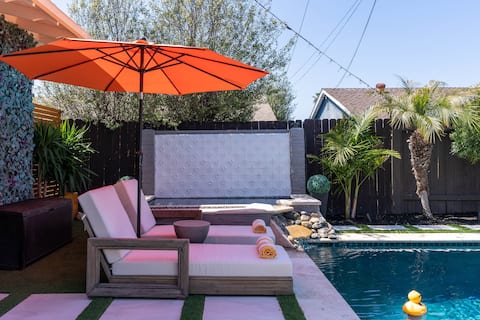 Relax and revive at THE OASIS Poolside Bungalow