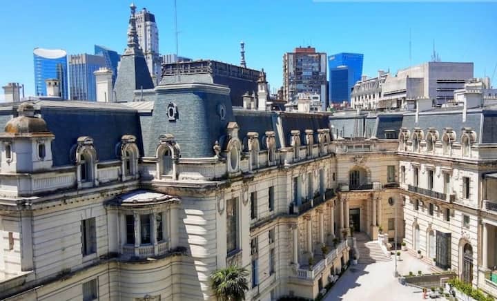 Kitnet com vista para o Palácio da Paz em Retiro