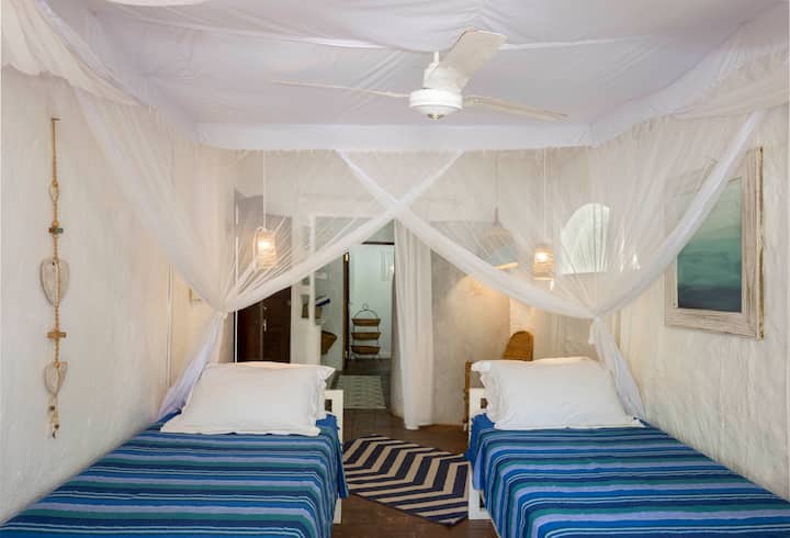 twin or double room with sea view