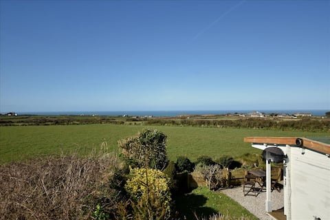 Popular Airbnb listing: Lillie's Lookout - a cool cabin with great view in St. Just