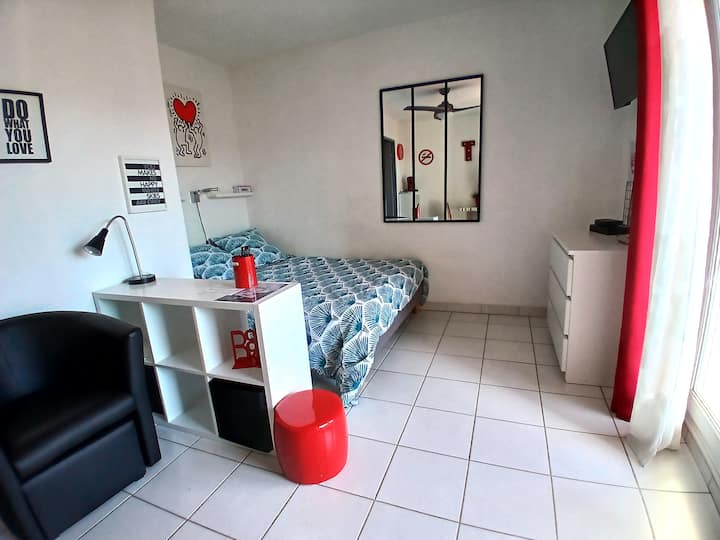 Le Rouge~clim~parking~fibre~loggia~lave-l - Nîmes