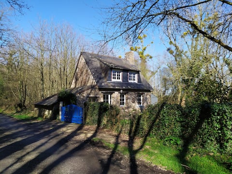 Typical house between St-Malo and Mont St-Michel