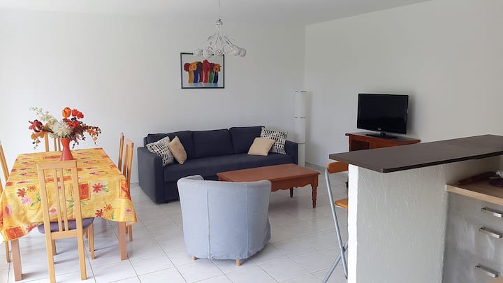 Salón con sofá cama 1