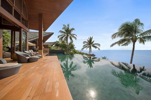 Baan Hinta | 5BR Lamai Designer Beachfront Villa