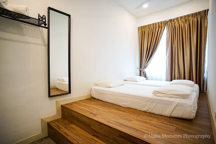 Chambre 2 avec 2 lits super simples