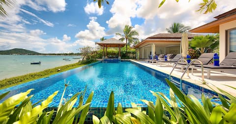 Baan Kularb | 4BR Beachfront Pool Villa, Bophut