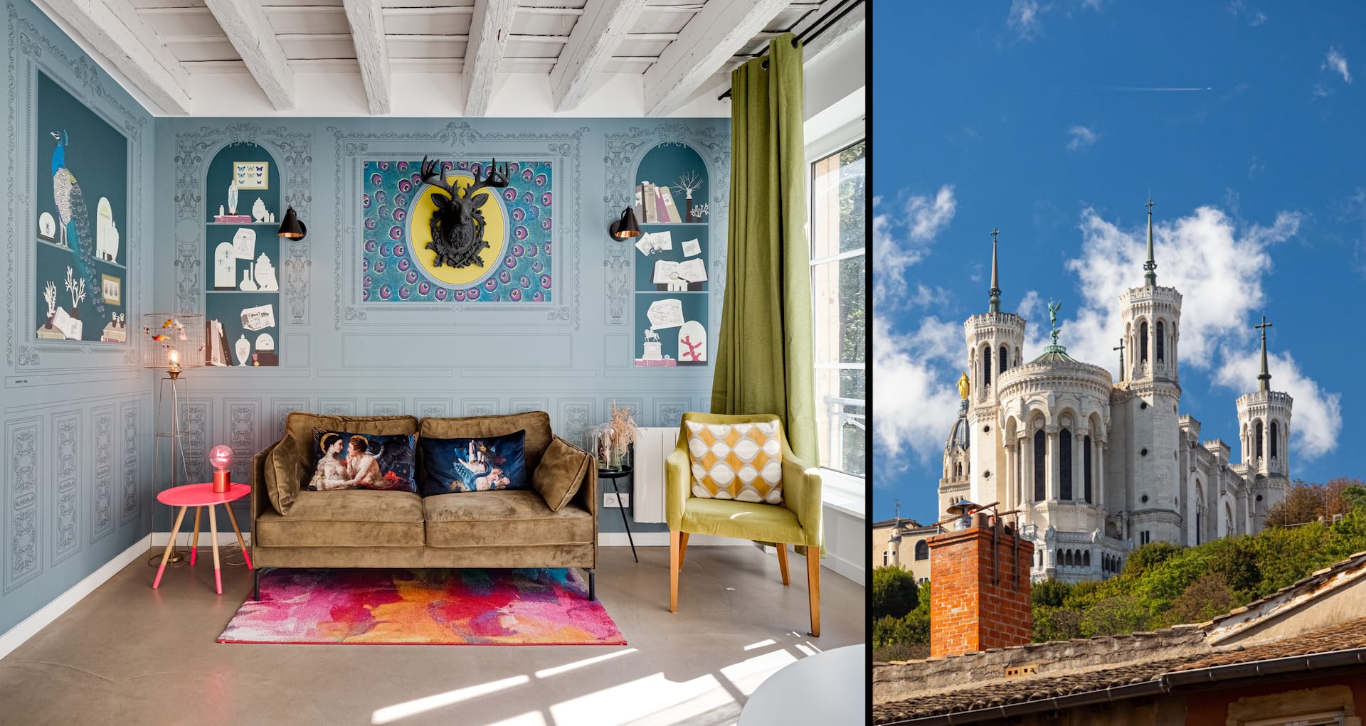 Designers apartment in Lyon, unique and romantic