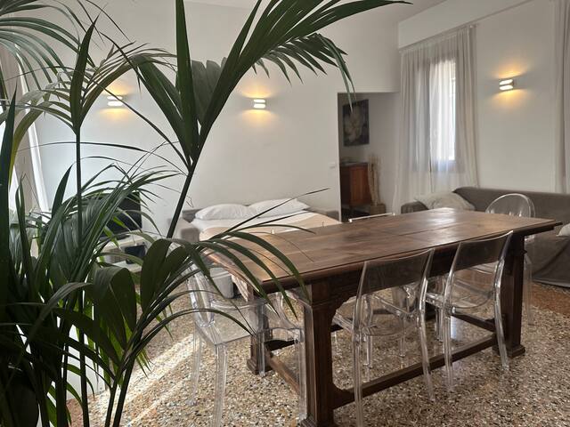 Spacious apartment with canal view