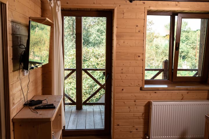 这个房间有两张双人床