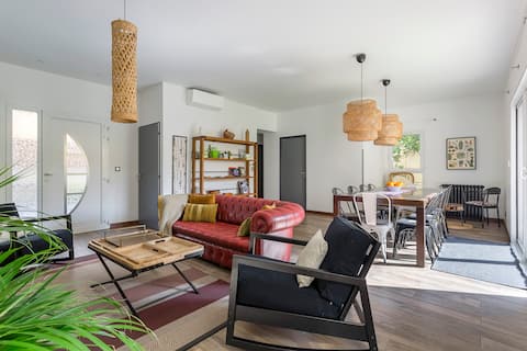 Maison EOLE 9 chb 10min heart of Lyon by metro