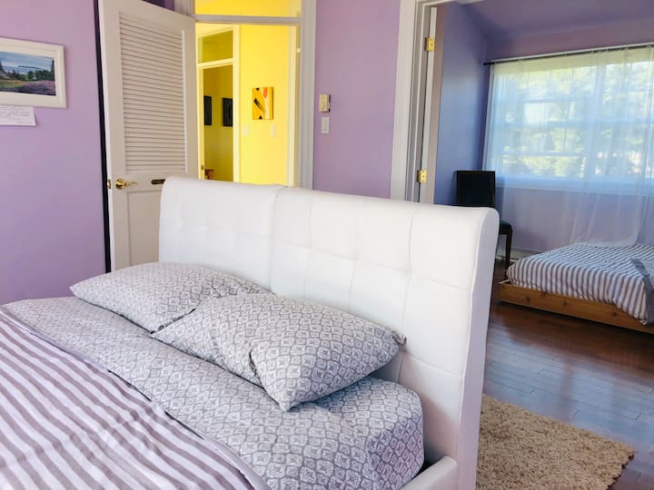 French doors connect crew Bedroom #3 and the Captain's bedroom #4. 

(this is the Captain's Bedroom)