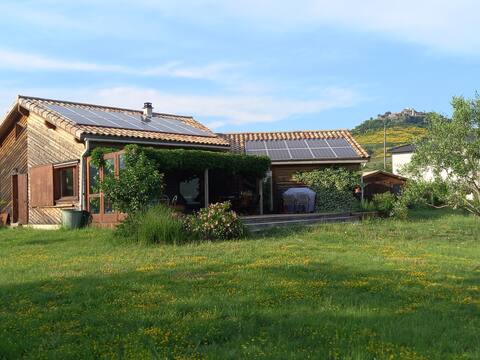 wooden frame house, South Ardèche, quiet area