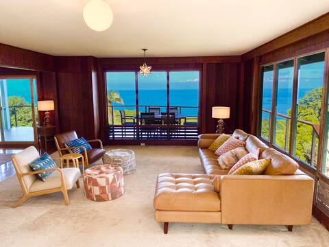 Private Home: Organic Farm Ocean & Sunset Views