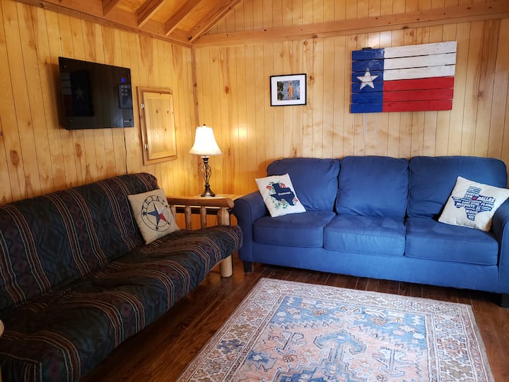 The Aoudad Cabin at Palo Duro Canyon Cabins for Rent in Canyon, Texas