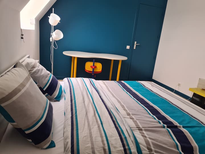 chambre 3 au 2eme étage lit 160cm