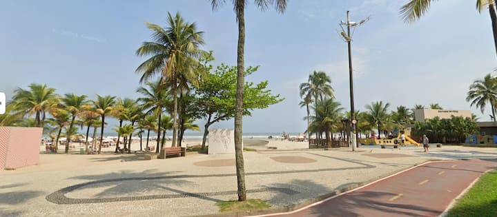 Vista Linda De Frente Para O Mar - Santos