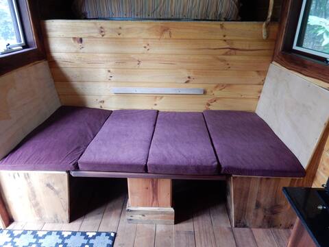 Popular Airbnb listing: The Bedford & Breakfast tiny house experience in Warburton