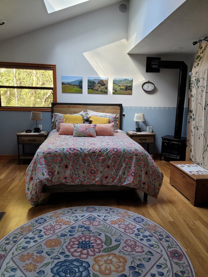 Espace chambre avec cuisinière au propane