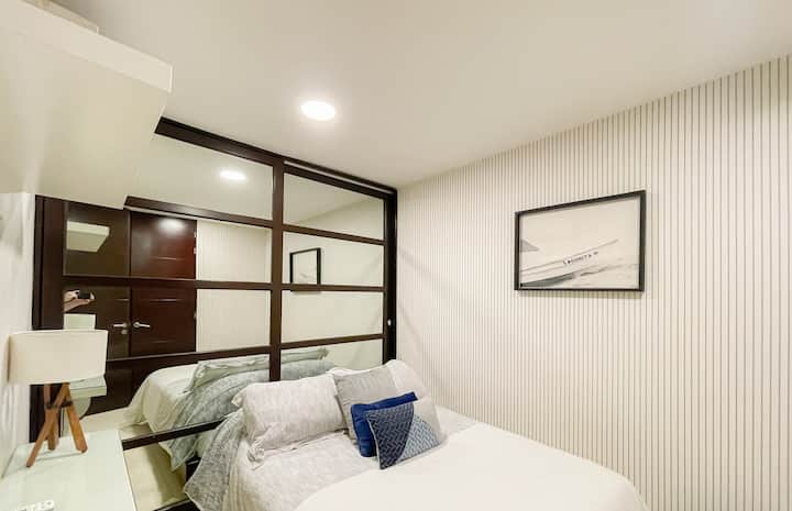 ห้อง 4. 
ห้องสตูดิโอเป็นห้องที่มีเครื่องปรับอากาศเตียงคู่และห้องน้ำในตัว