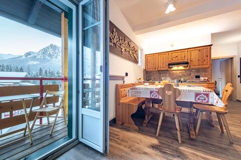 Top performing Airbnb: Panoramic view from your home in Val di Fassa in San Giovanni Di Fassa