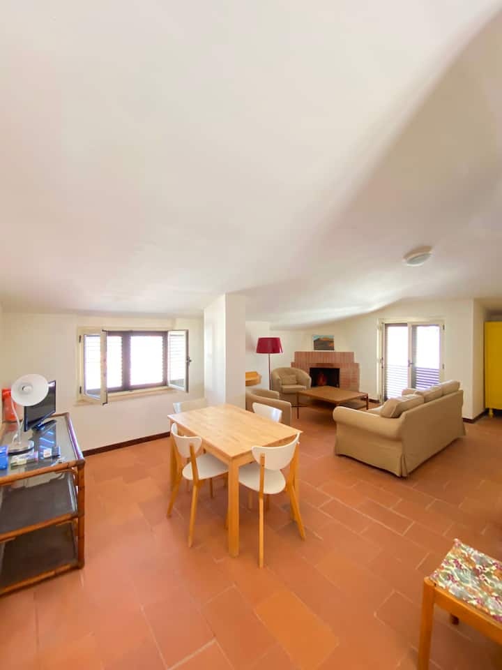 Penthouse with terrace in Marina di Sant'Andrea Apartments for Rent