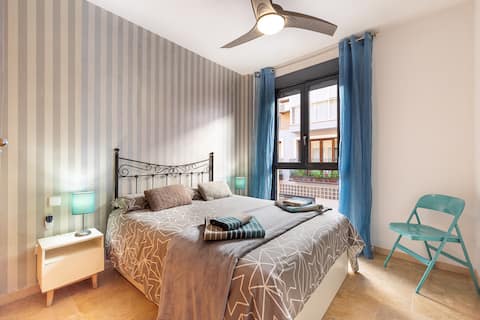 Airbnb con mejor rendimiento: Modern apartment in the center with private parking en Perchel Sur